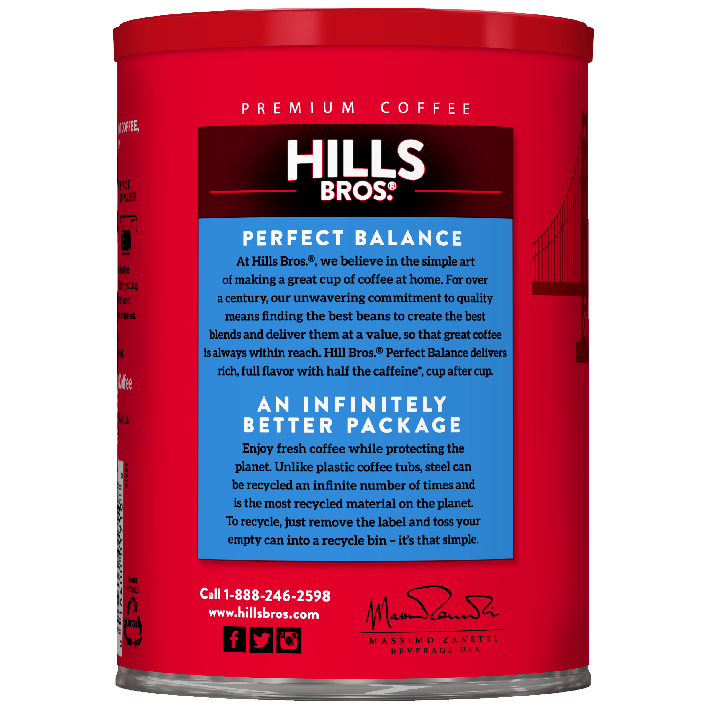 Perfect Balance - Medium Roast - Ground - Can - View 2