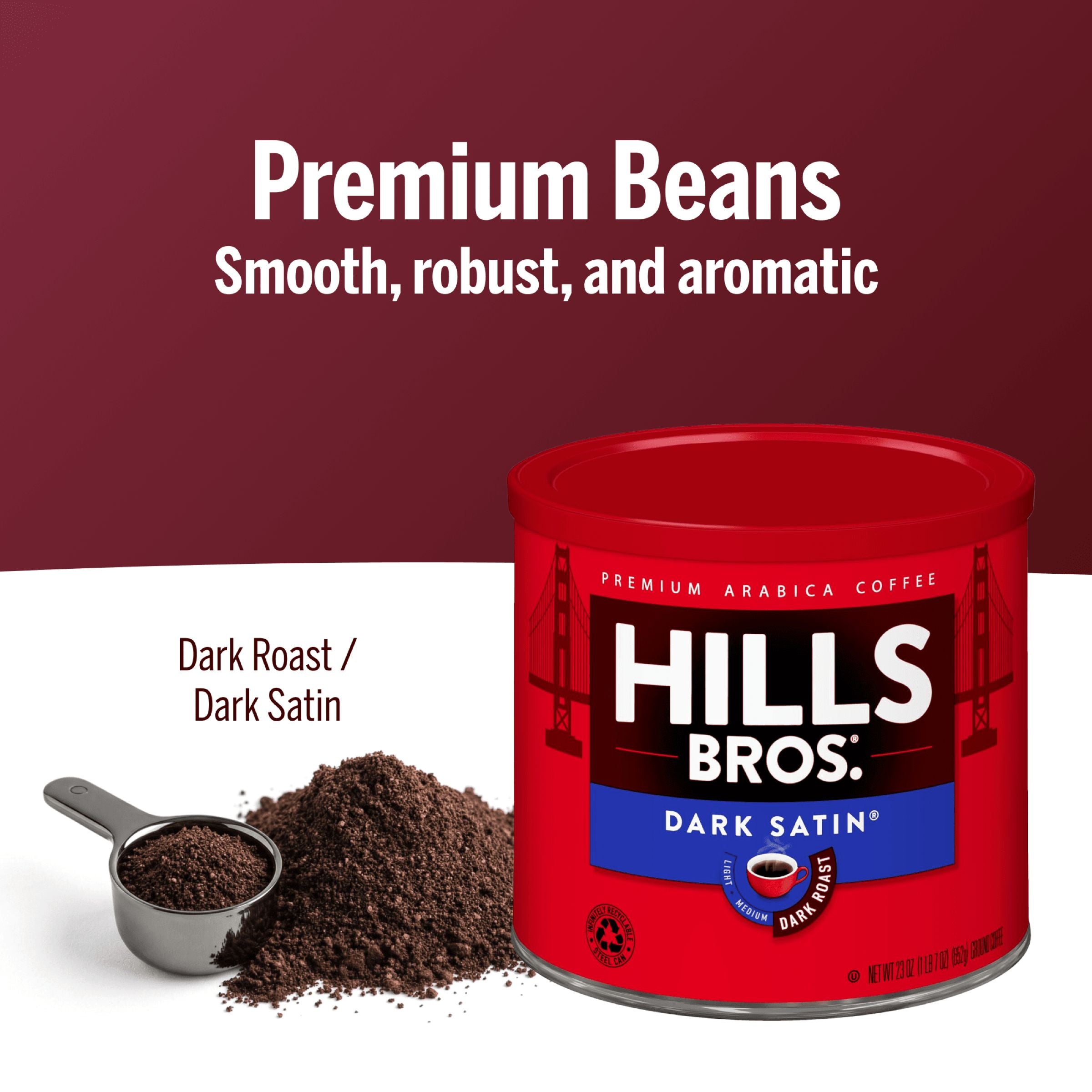 Dark Satin - Dark Roast - Ground- Premium Arabica - View 4