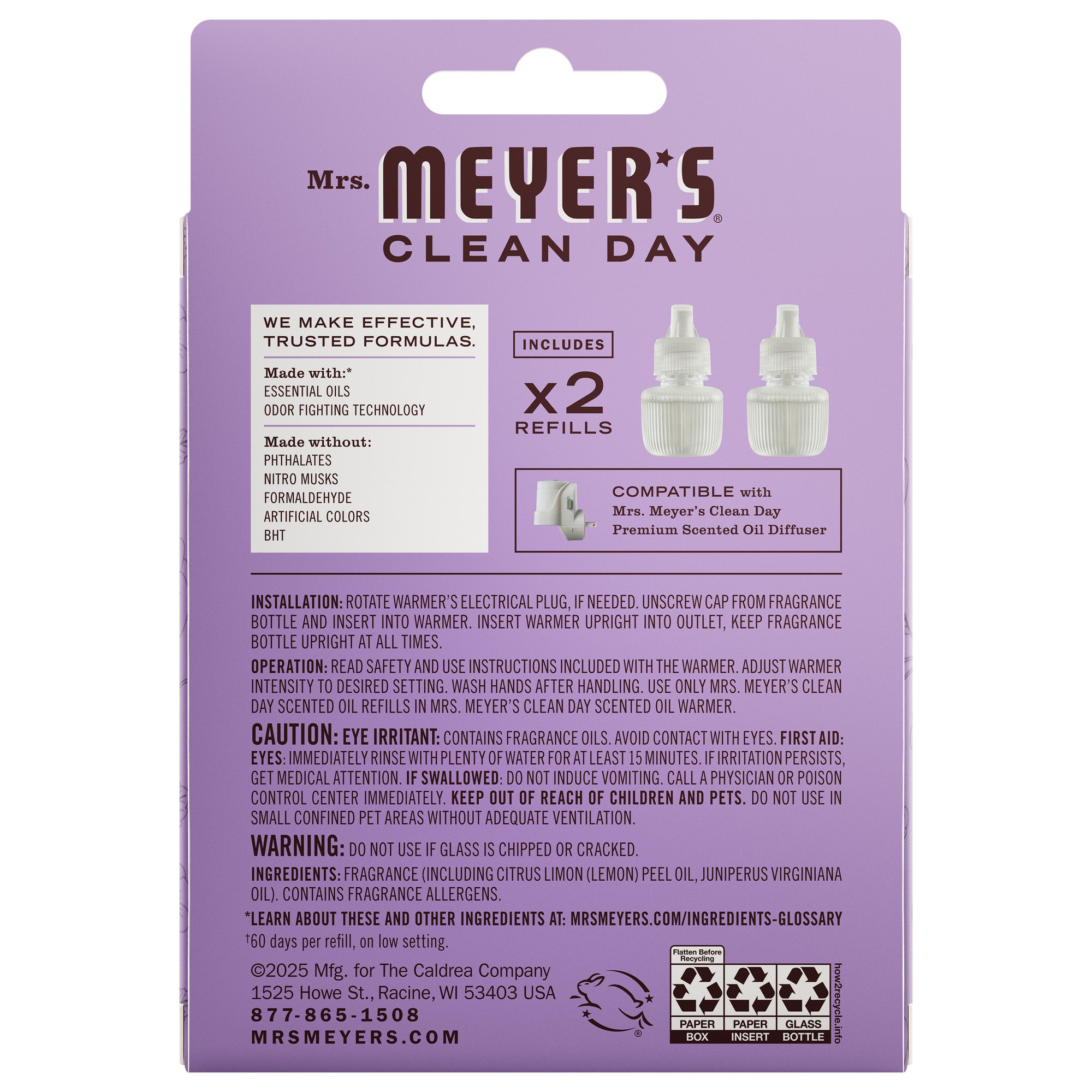 Compassion Flower Plug In Scented Oil Refill, 2-Pack - View 2