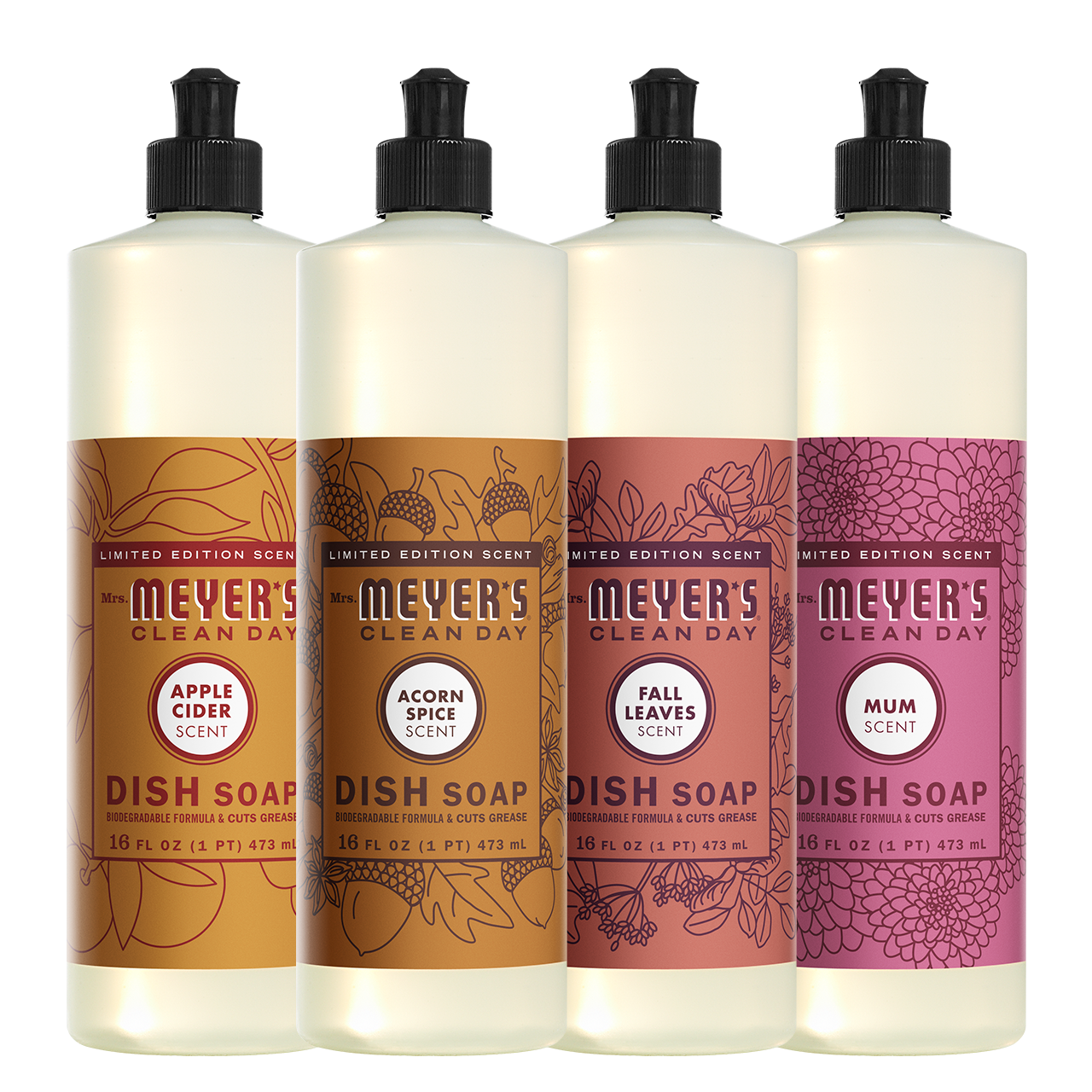 Fall Seasonal Dish Soap Collection