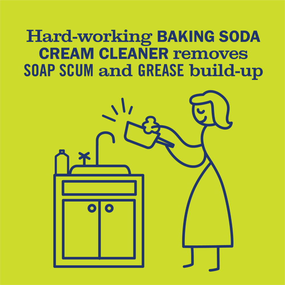 Lemon Verbena Baking Soda Cream Cleaner - 16 oz - View 5