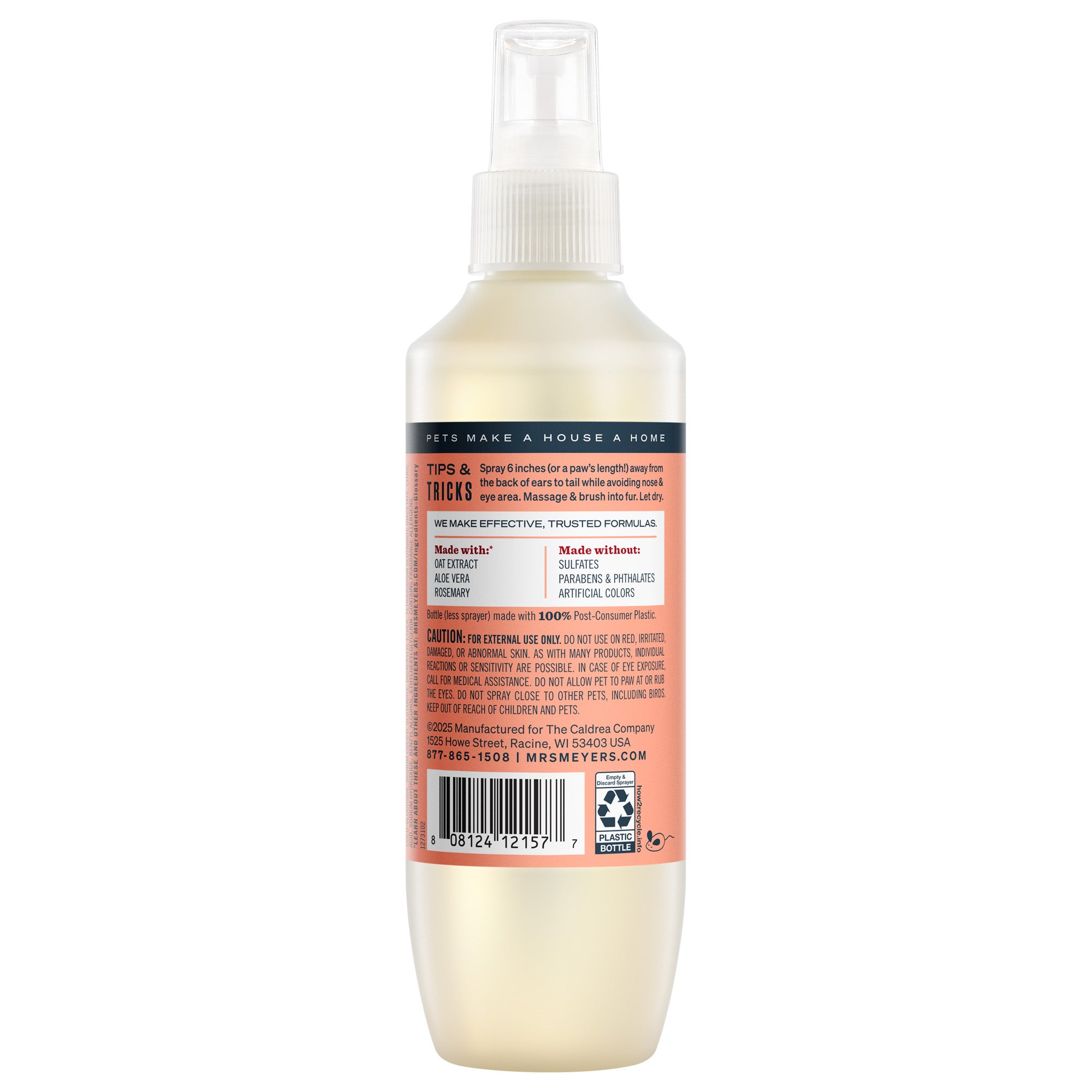 White Peach Cat Deodorizing Spritz - View 2